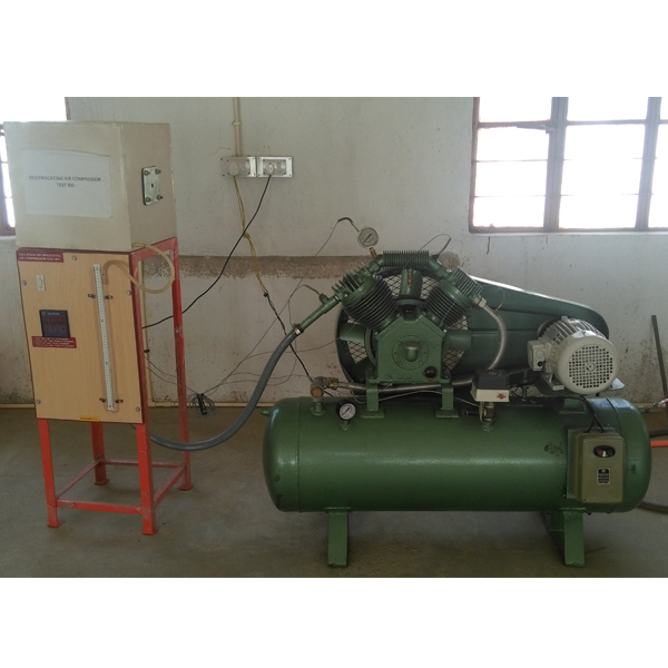 REFRIGERATION AND AIRCONDITIONING LABORATORY, Two Stage Two Cylinder Reciprocating Air Compressor Test Rig   